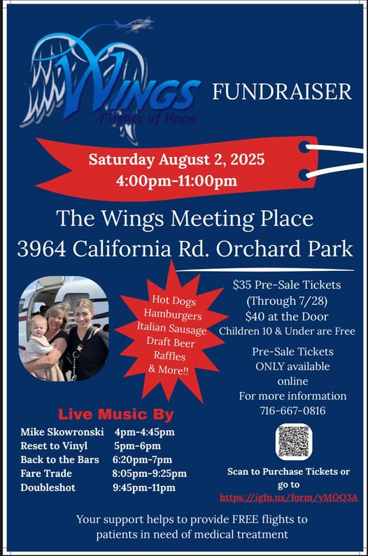 Read more about the article Wings Flights of Hope FUNDRAISER
