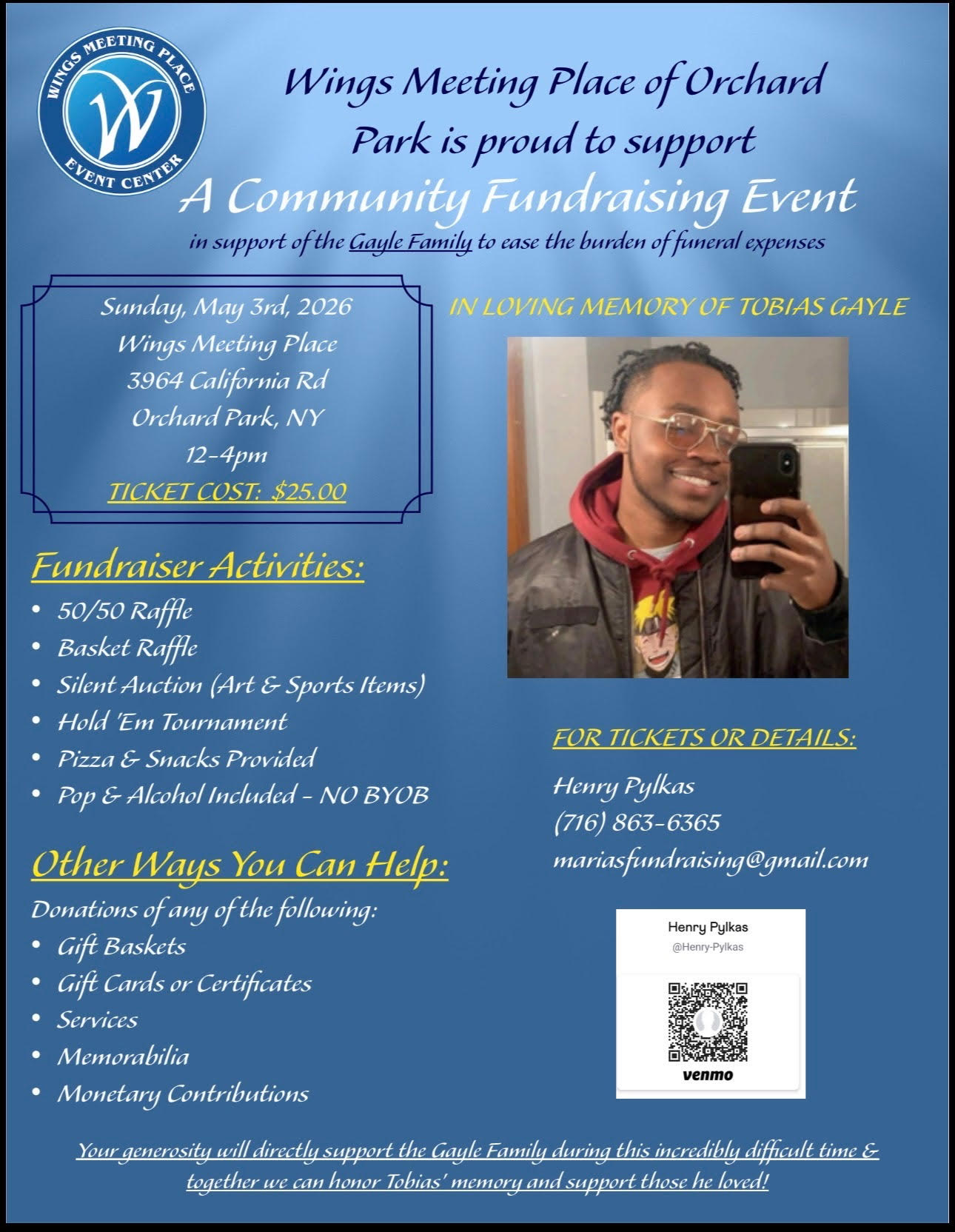 Gayle Family Benefit